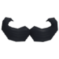 Respectful Mustache  - Rare from Robux (Hat Shop)